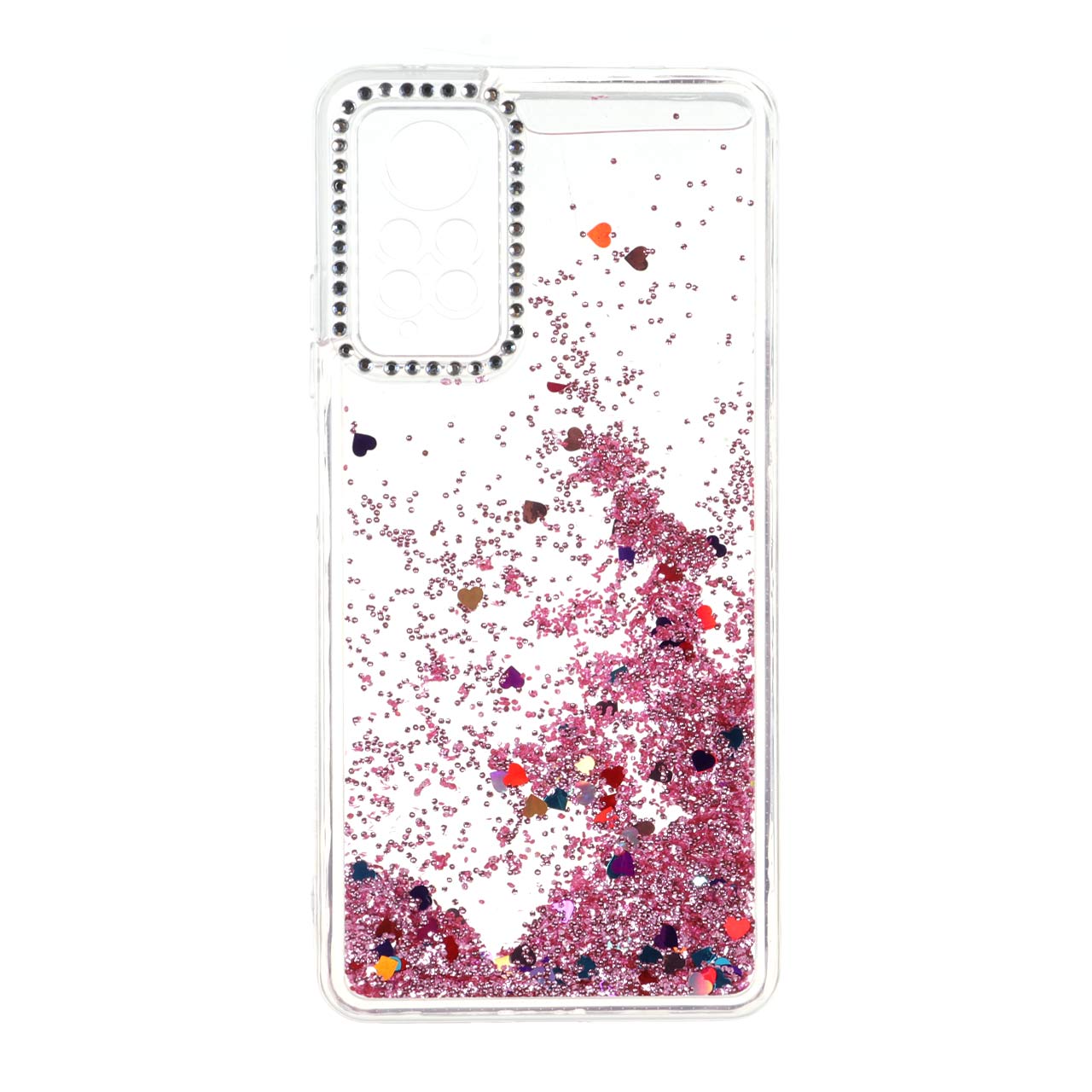 قاب آکواریومی اکلیلی دور ژله ای نگین دار طرح 85 مناسب برای شیائومی ردمی نوت 12 پرو 4G و ردمی نوت 11 پرو