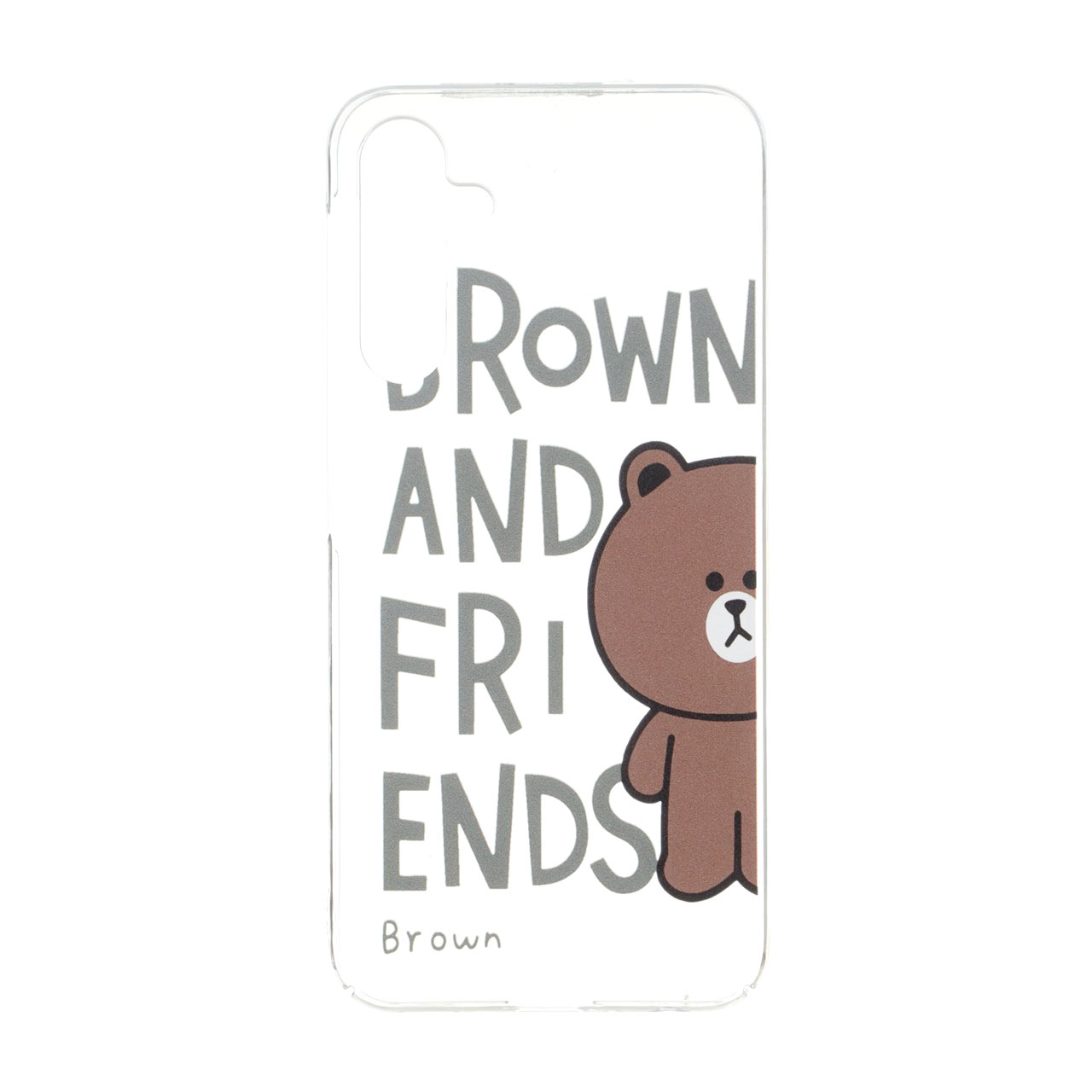 قاب طرح Brown & Friends شفاف مناسب برای سامسونگ گلکسی A25 5G