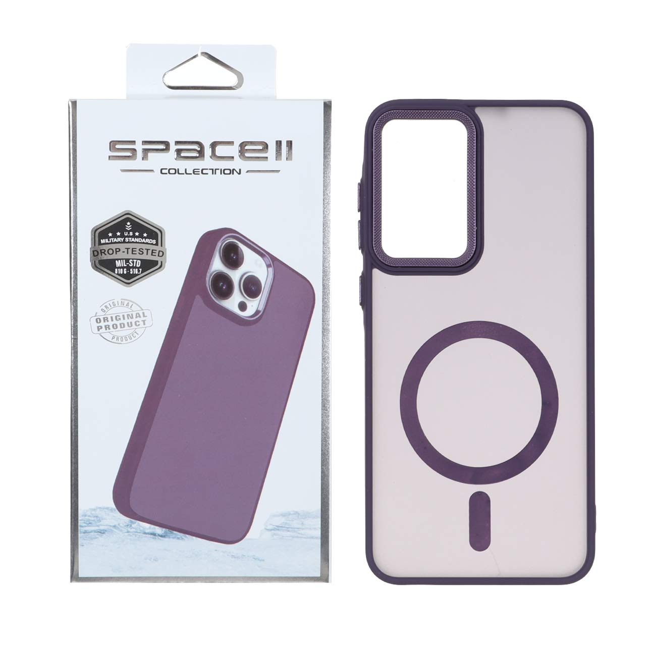 قاب Space مات لنز کربن طرح مگ سیف مناسب برای سامسونگ گلکسی A56 / A36