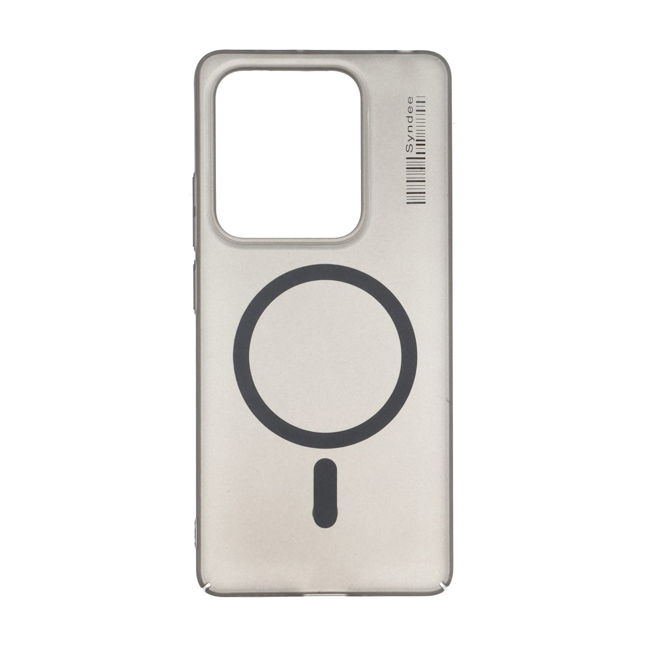 قاب Syndee پشت سخت مات MagSafe طوسی مناسب برای شیائومی ردمی نوت 14S / ردمی نوت 13 پرو 4G / پوکو M6 پرو 4G