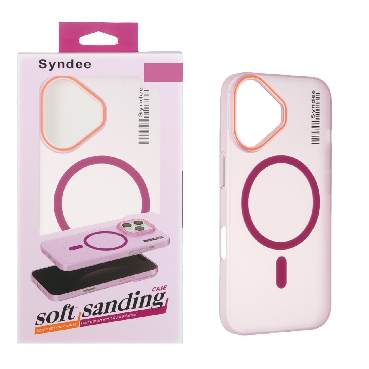 قاب طرح Syndee پشت مات MagSafe مناسب برای آیفون 16