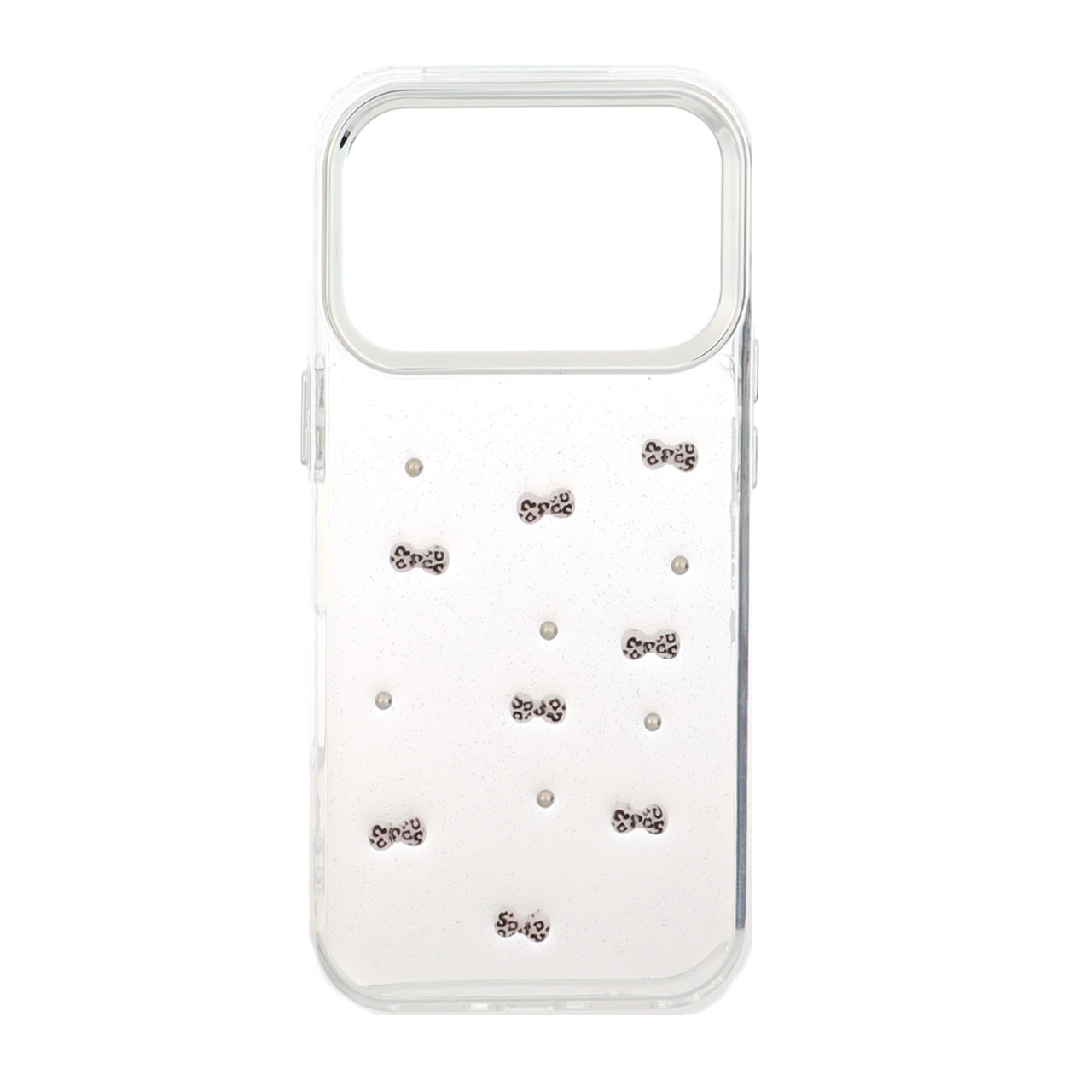 قاب رزینی شفاف طرح برجسته Apple iPhone 17 Pro - کد 402