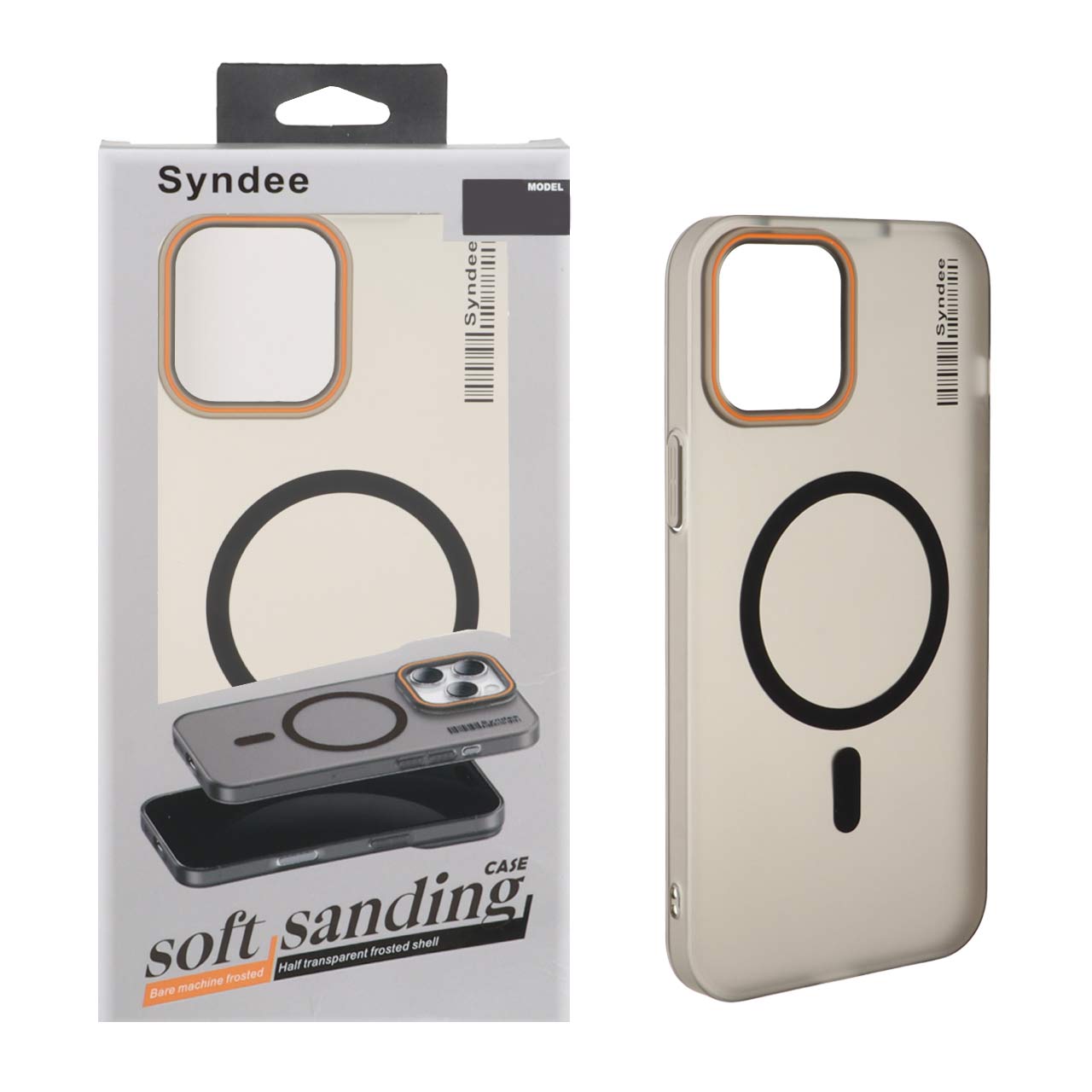 قاب اورجینال Syndee پشت مات مگ سیف مشکی مناسب برای آیفون 12 پرو مکس