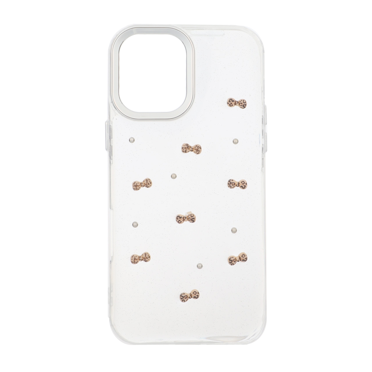 قاب رزینی شفاف طرح برجسته Apple iPhone 17 - کد 424