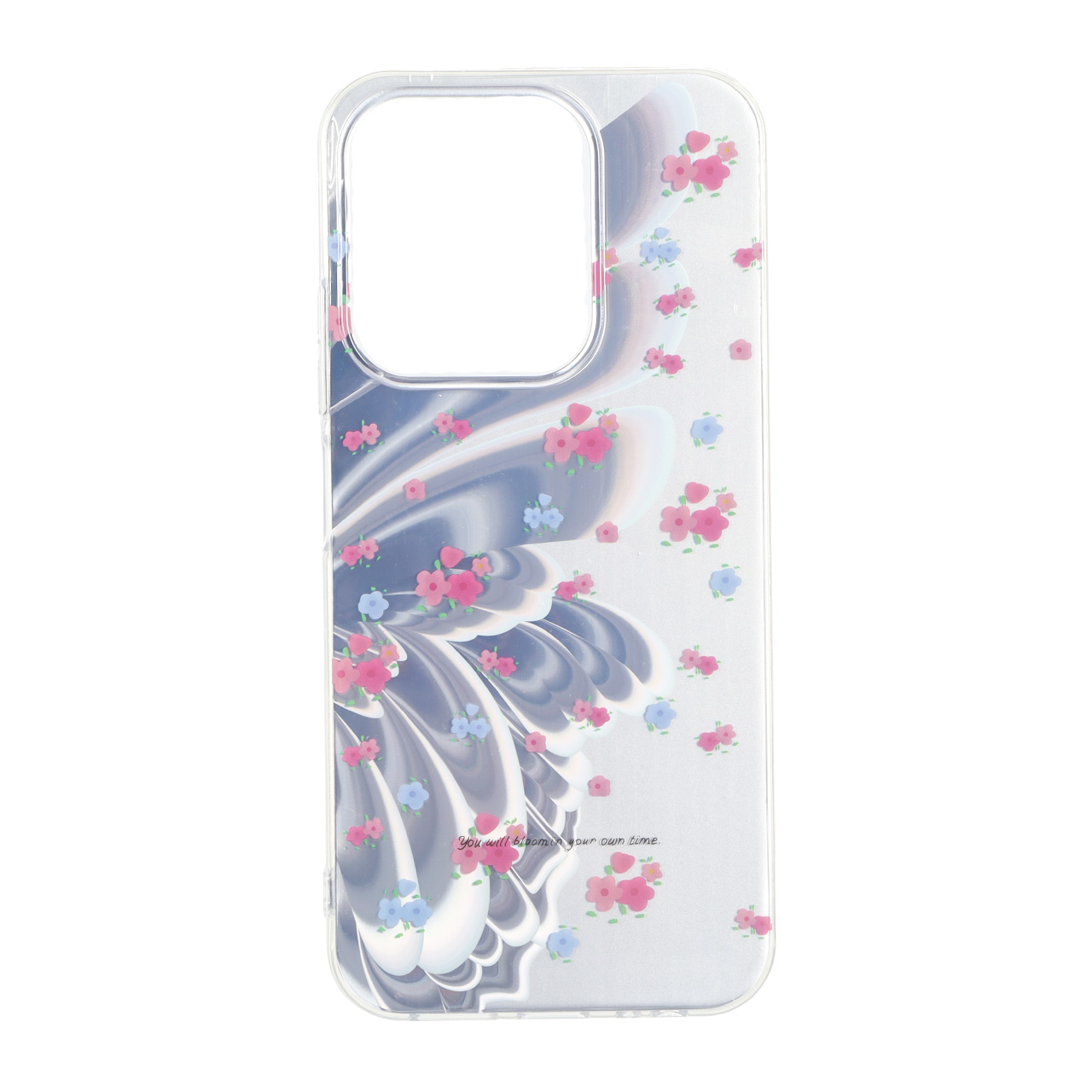 قاب طرح Butter Fly دور ژله ای مناسب برای شیائومی Redmi 15C / Poco C85