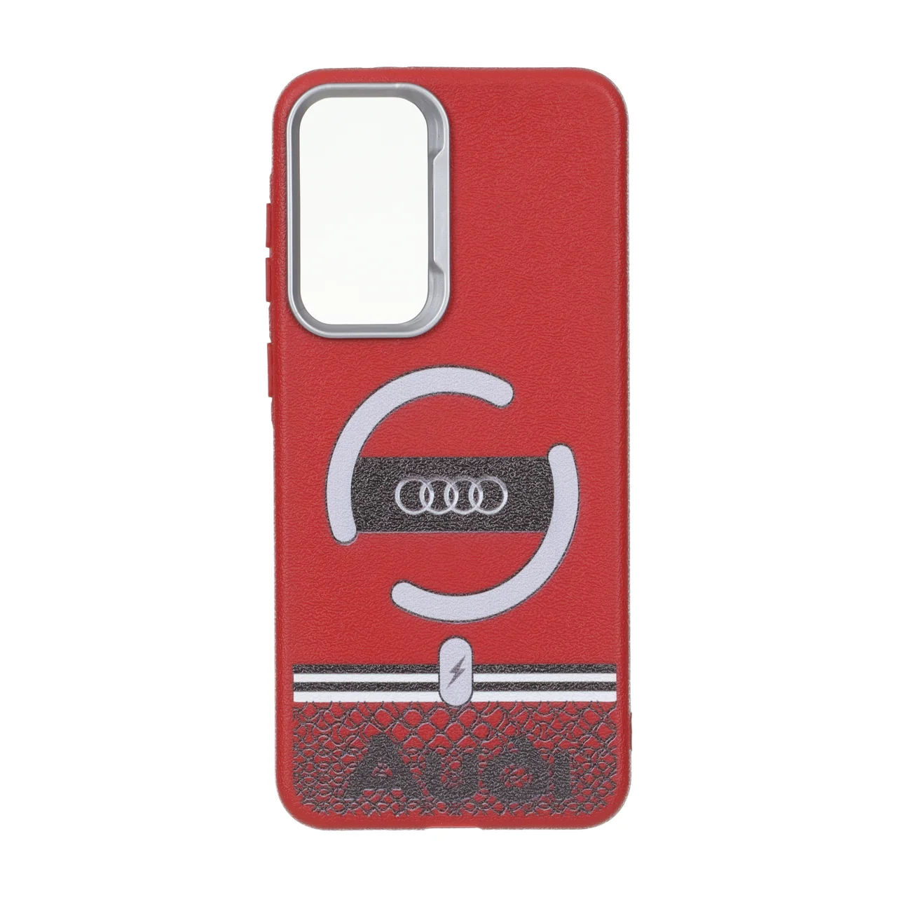 قاب طرح Audi Texture لنز سیلور مناسب برای سامسونگ گلکسی A56 و A36