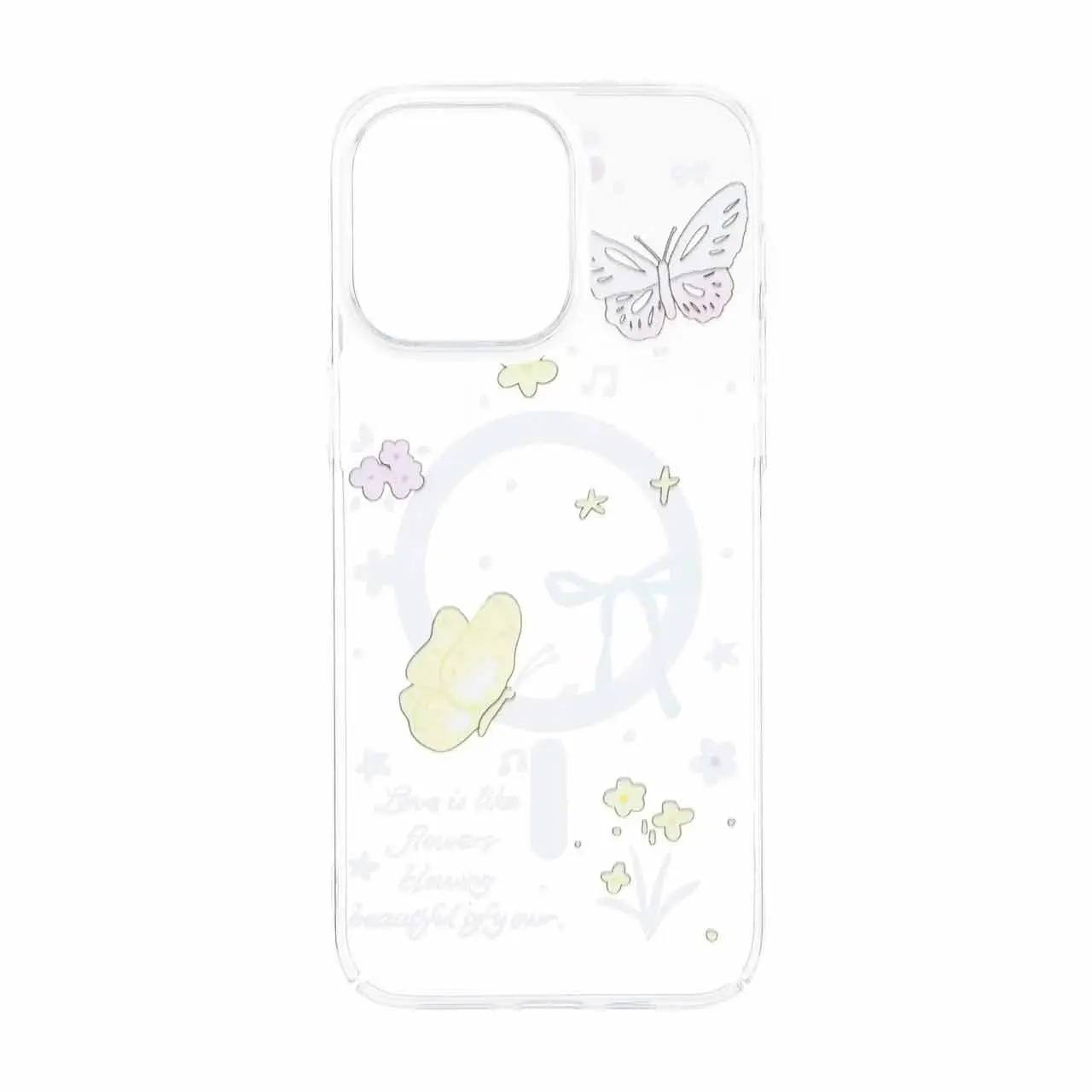 قاب Cute کریستالی طرح مگ سیف Apple iPhone 15 Pro Max - کد 695