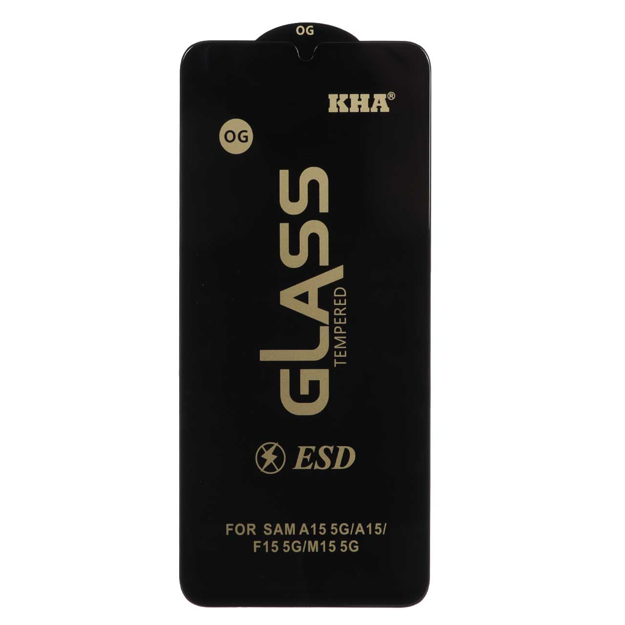 محافظ صفحه نمایش شیشه ای درجه یک Full Cover OG - ESD KHA مدل Samsung Galaxy A15 / A25 / A24 / M34 / F34