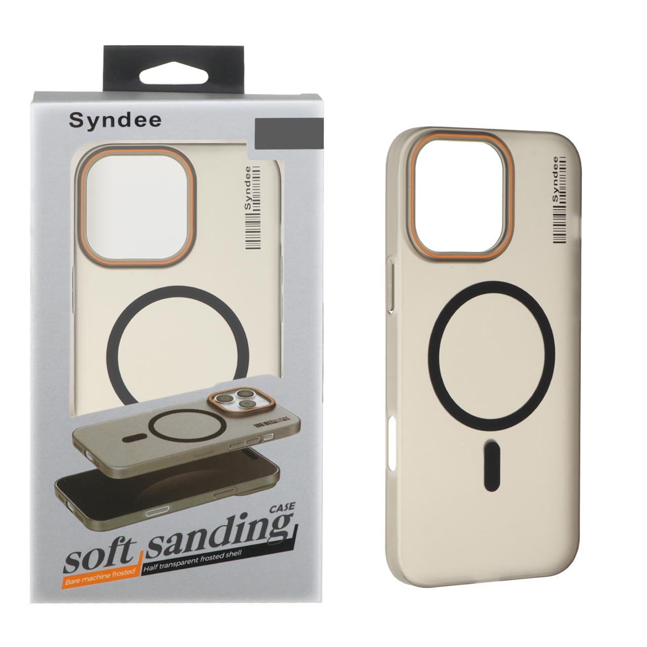 قاب طرح مگ سیف پشت مات Syndee مناسب برای آیفون 16 پرو مکس