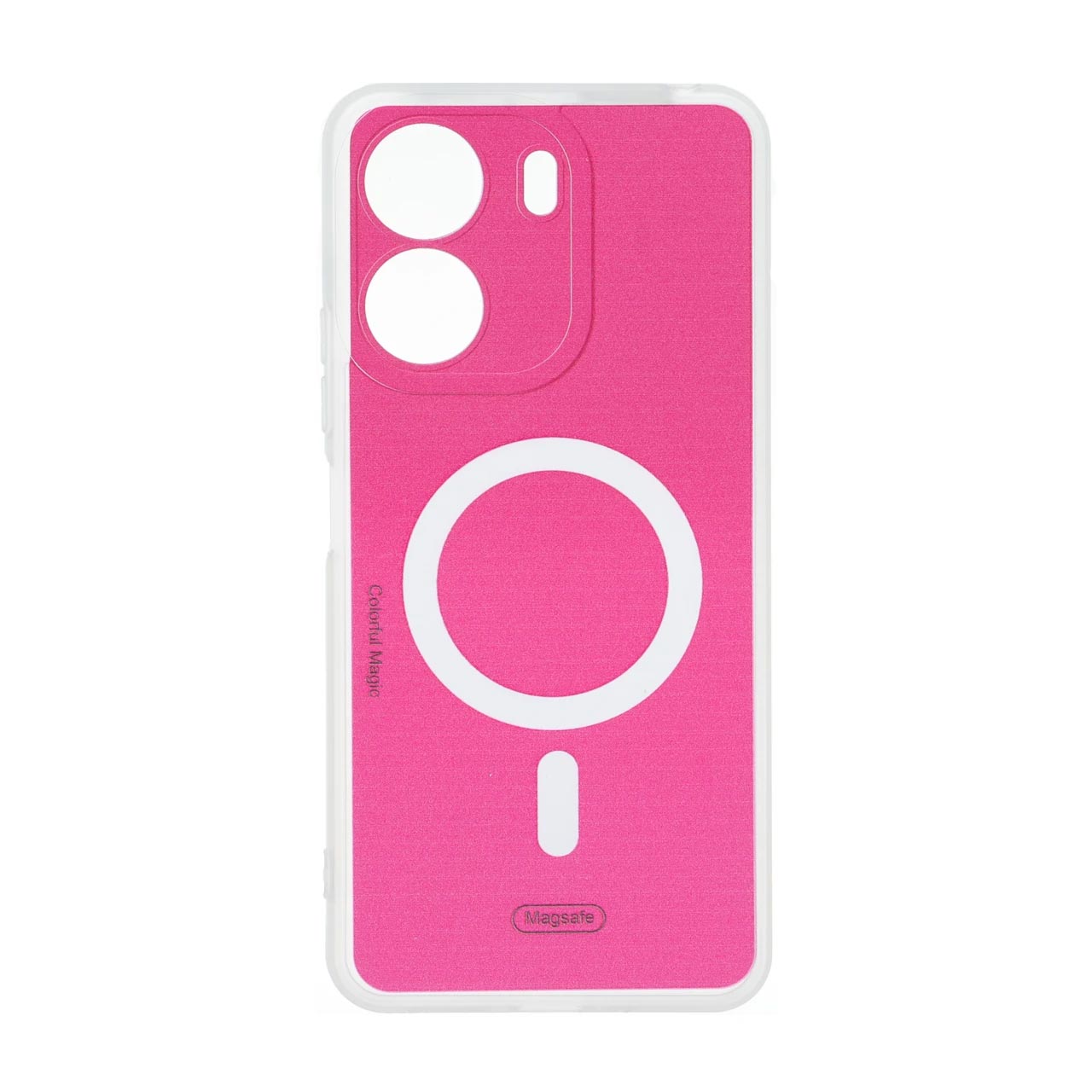 قاب Colorful Magic طرح مگ سیف محافظ لنزدار مناسب برای شیائومی ردمی 13C و پوکو C65 - صورتی فانتزی