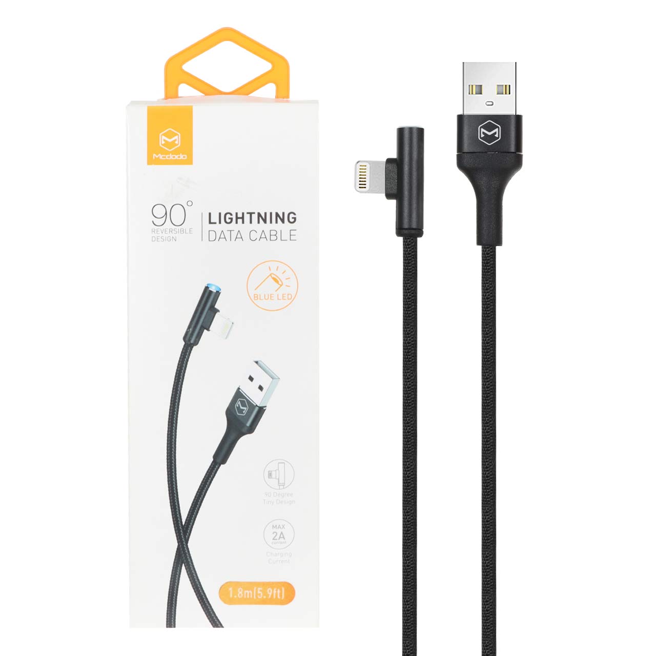 کابل شارژ 1.8 متری آیفون Mcdodo مدل CA-5831 - مشکی
