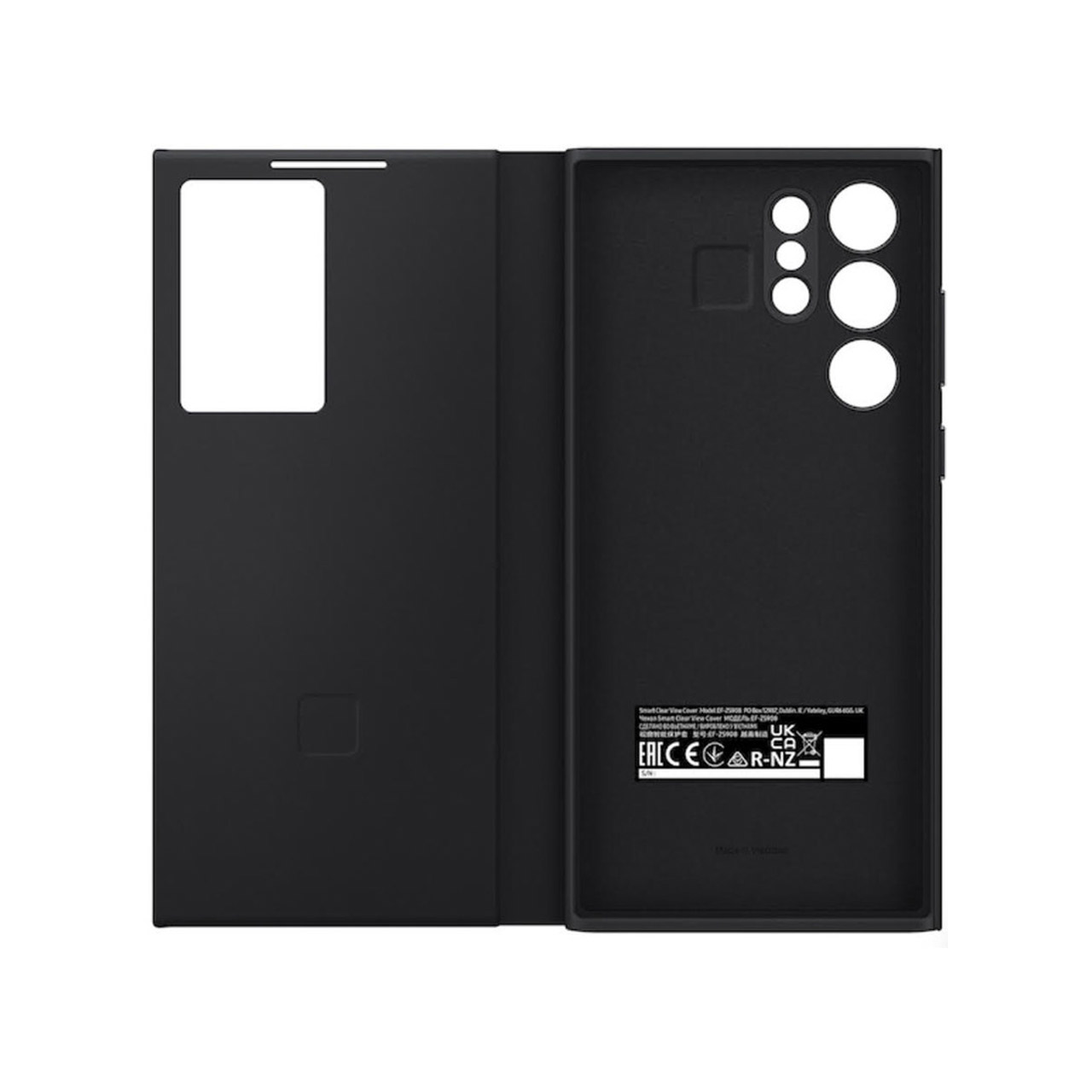 کیف هوشمند Smart View Wallet Case اورجینال سامسونگ مناسب برای گلکسی S23 اولترا مشکی