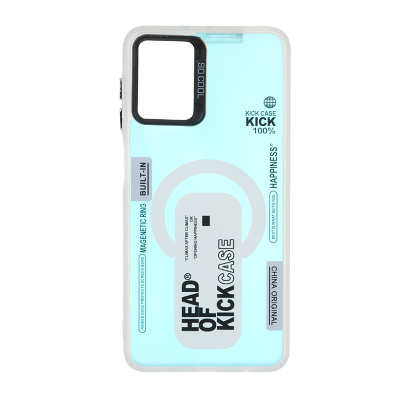 قاب SO COOL طرح مگ سیف Kick Case هفت رنگ مناسب برای سامسونگ گلکسی A12، M12 و F12