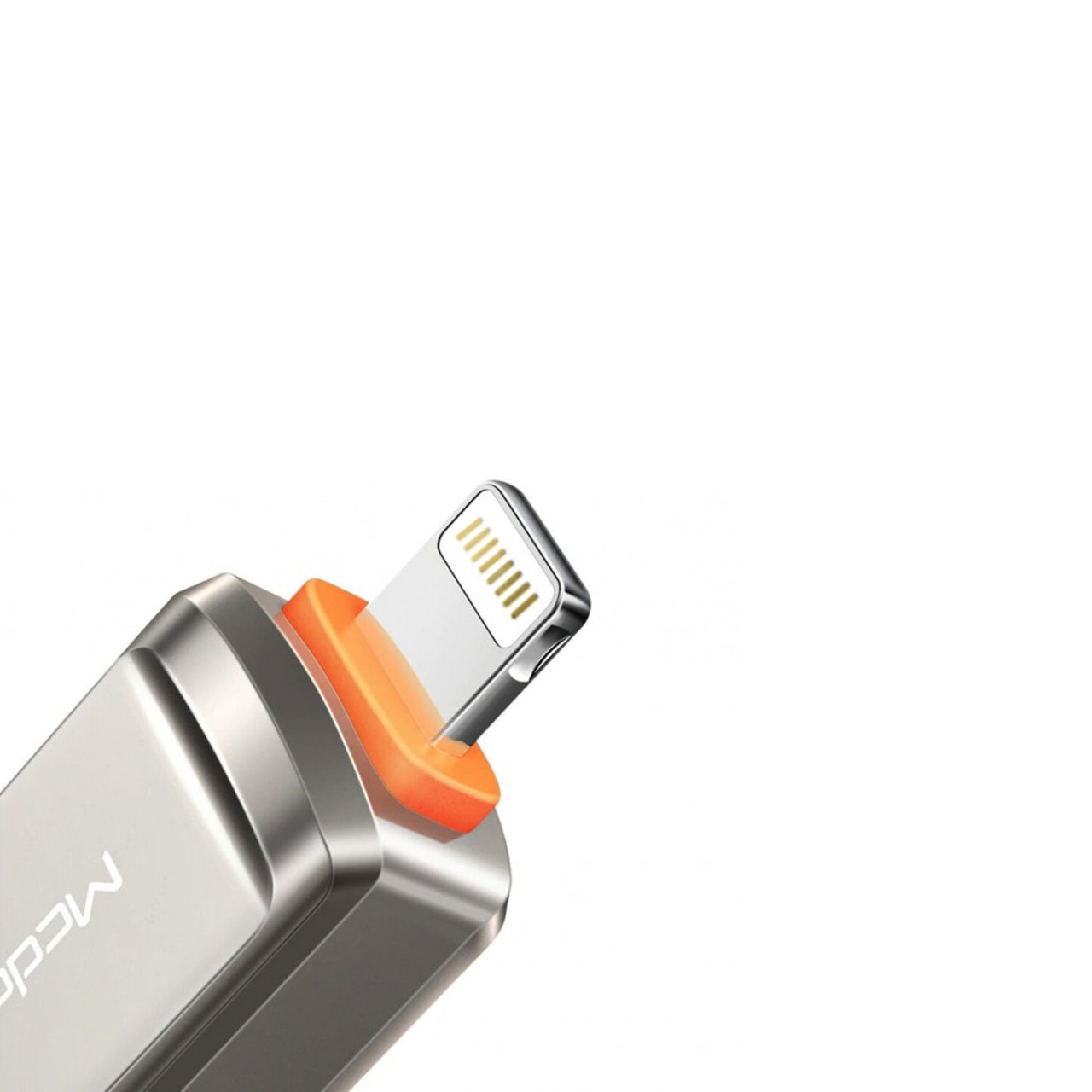 تبدیل Mcdodo OTG USB3.0 به لایتنینگ مدل OT-8600 خاکستری