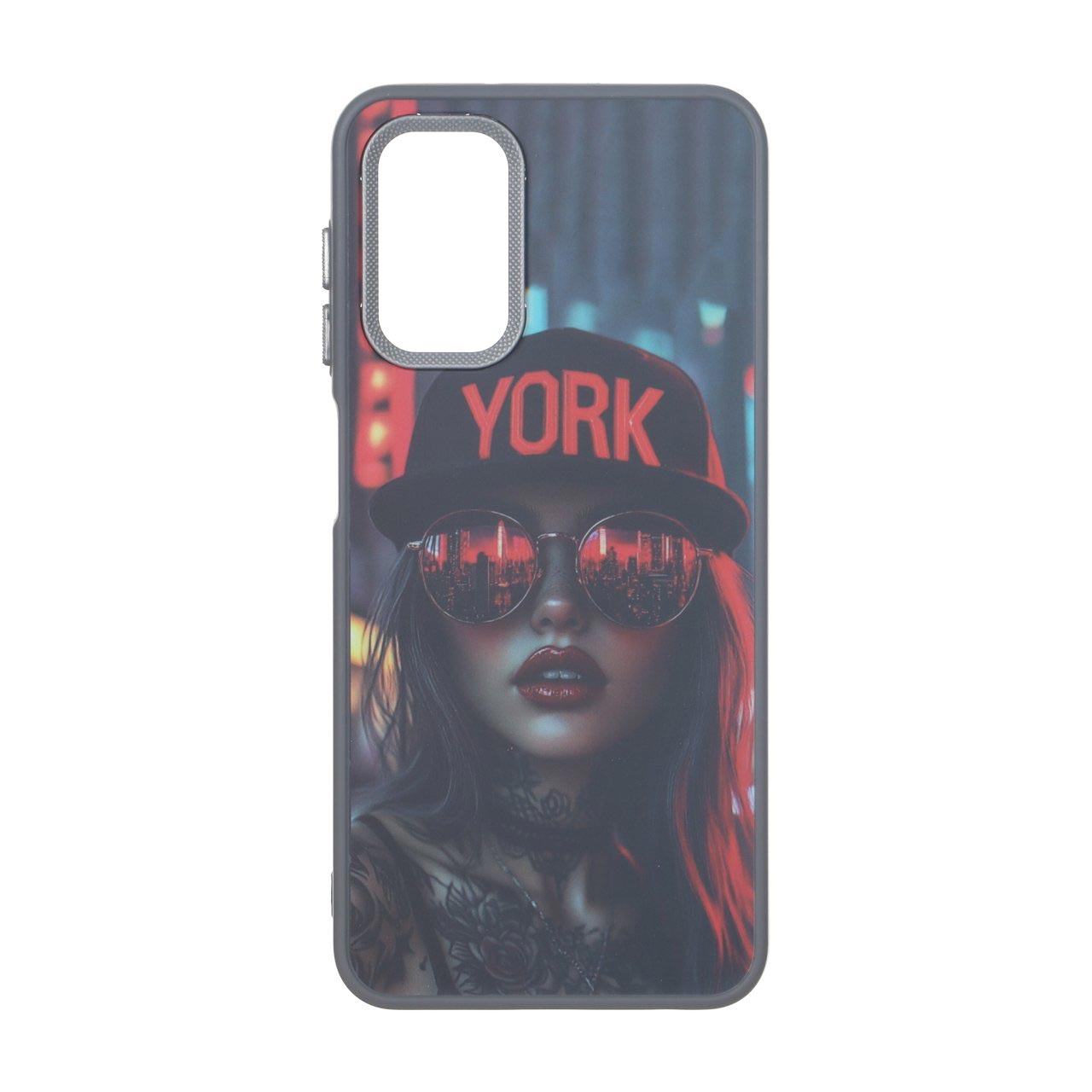 قاب طرح فانتزی دختر کلاه YORK لنز دار مناسب برای سامسونگ گلکسی A13 4G / A13 5G / A04s / M13 4G / M23 / F13