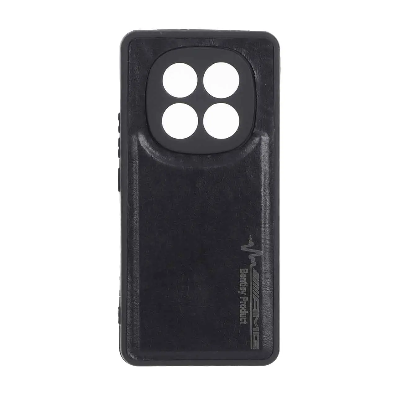 قاب طرح چرم AMG محافظ لنزدار Xiaomi Redmi Note 14 Pro 5G / Redmi Note 14 Pro Plus 5G / Poco X7 5G - مشکی