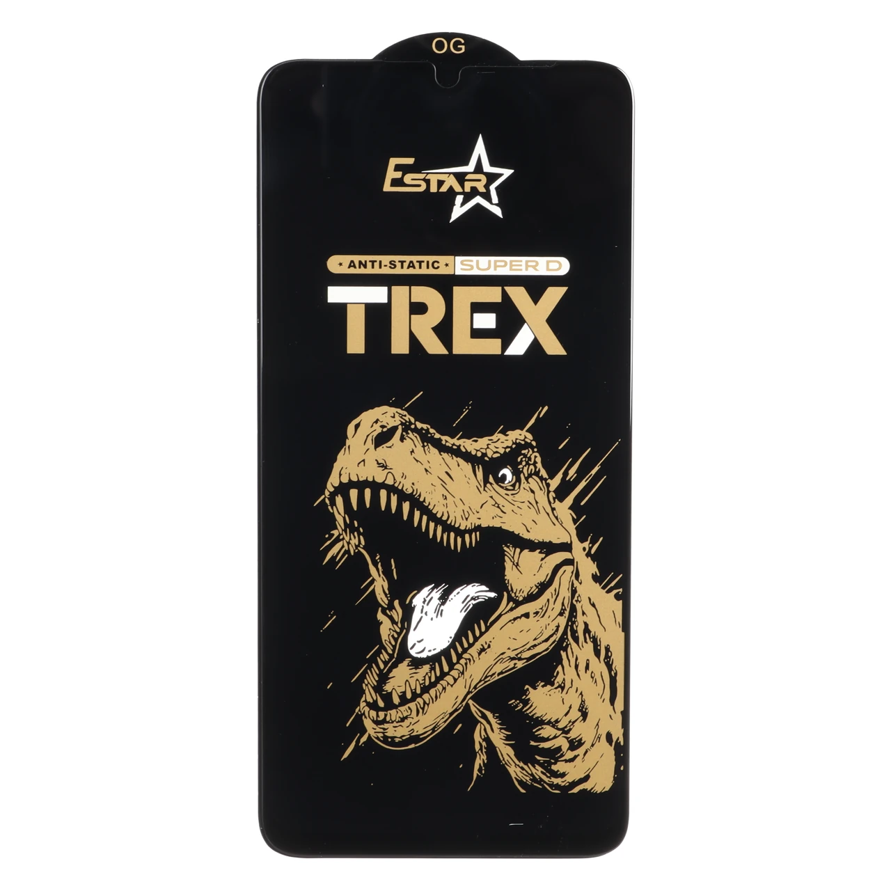 محافظ صفحه نمایش شیشه ای فول کاور OG Anti Static TREX مناسب برای سامسونگ A07/A06/A05s و ریلمی C51/C53/Narzo N53