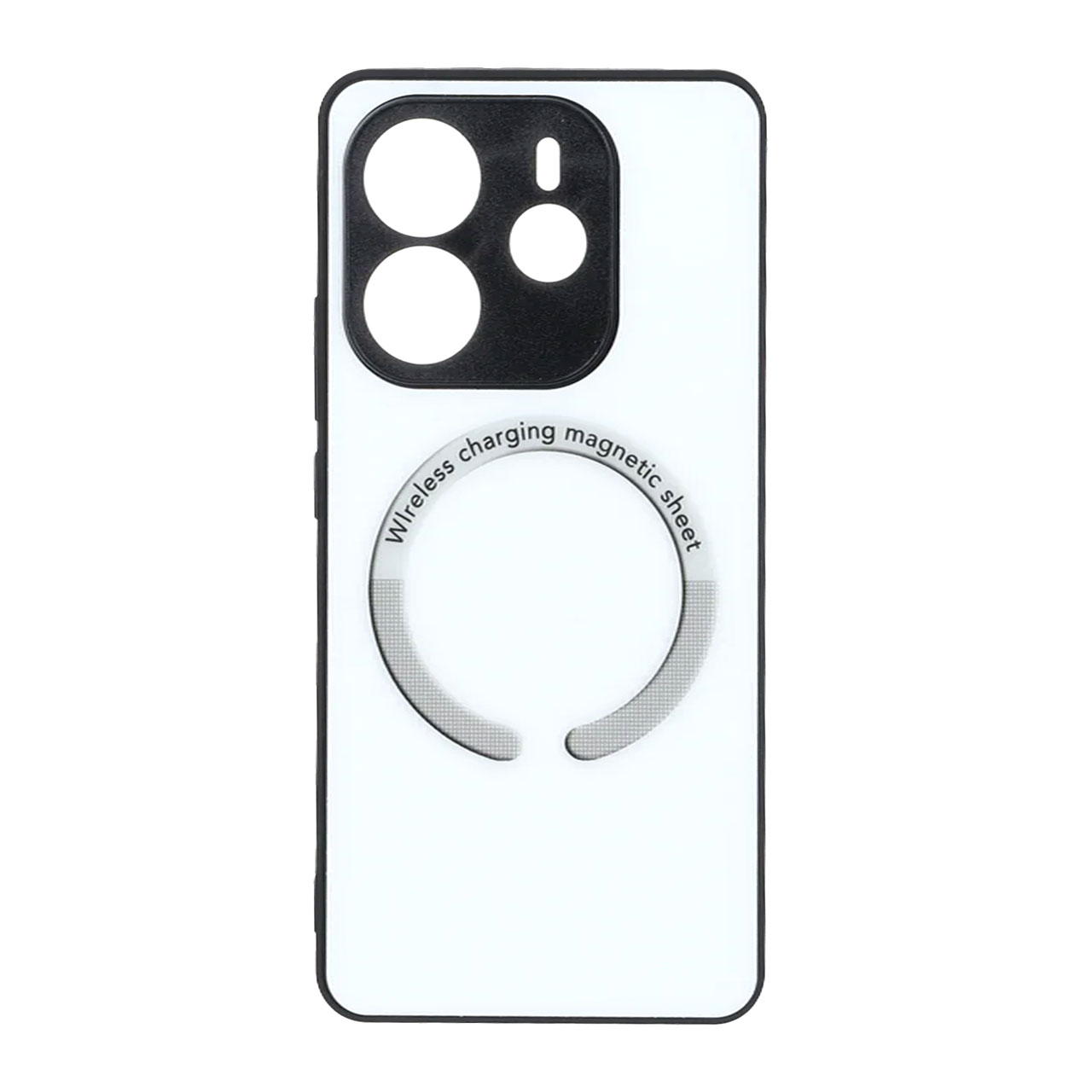 قاب Magnetic Sheet پشت براق محافظ لنز دار مناسب برای شیائومی ردمی نوت 14 4G
