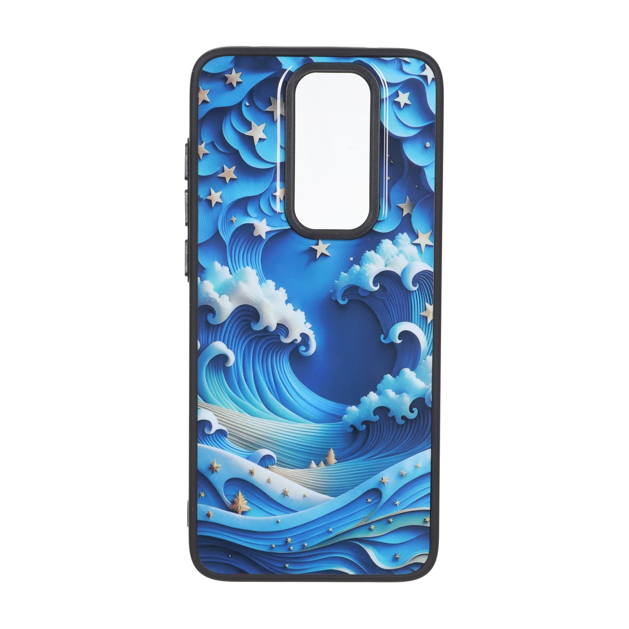 قاب بلک لنز براق طرح دار مناسب برای Xiaomi Redmi Note 8 Pro