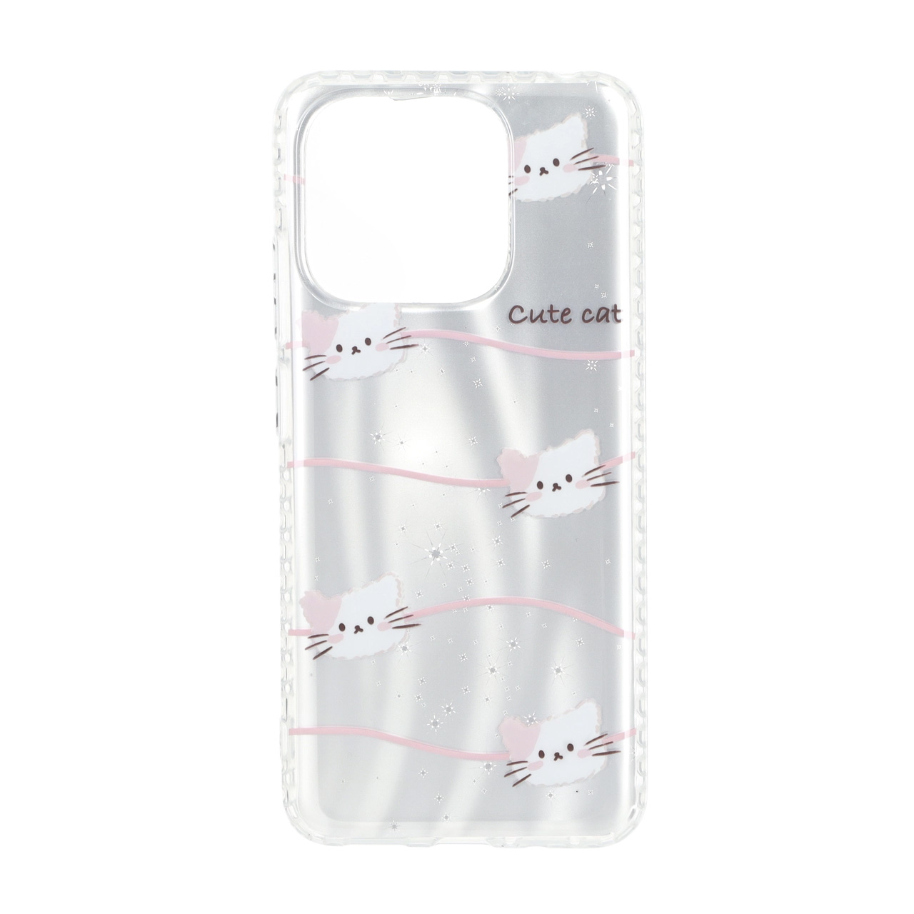 قاب مات ستاره ای دور ژله ای شفاف Xiaomi Redmi 12C / Redmi 11A / Poco C55 - طرح 425