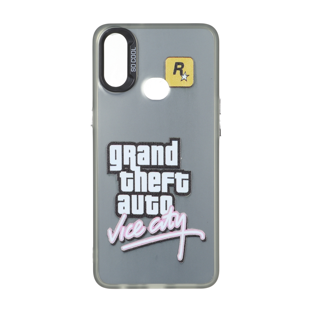 قاب طرح SO COOL بلک لنز دکمه کروم Grand Theft Auto Vice City مناسب برای سامسونگ گلکسی A10s