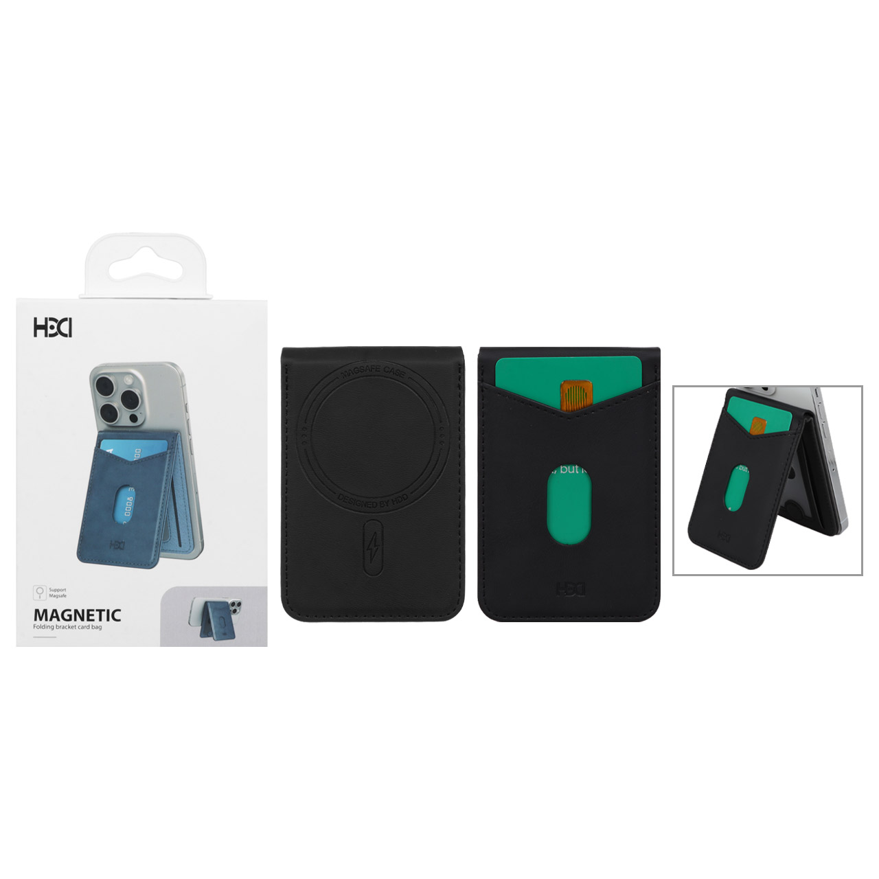 جاکارتی مگ‌سیف HDD مدل HS-014 با استند تاشو - مشکی