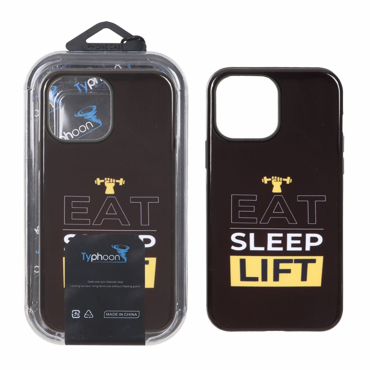 قاب طرح Eat Sleep Lift دو لایه Typhoon مناسب برای آیفون 13 پرو مکس