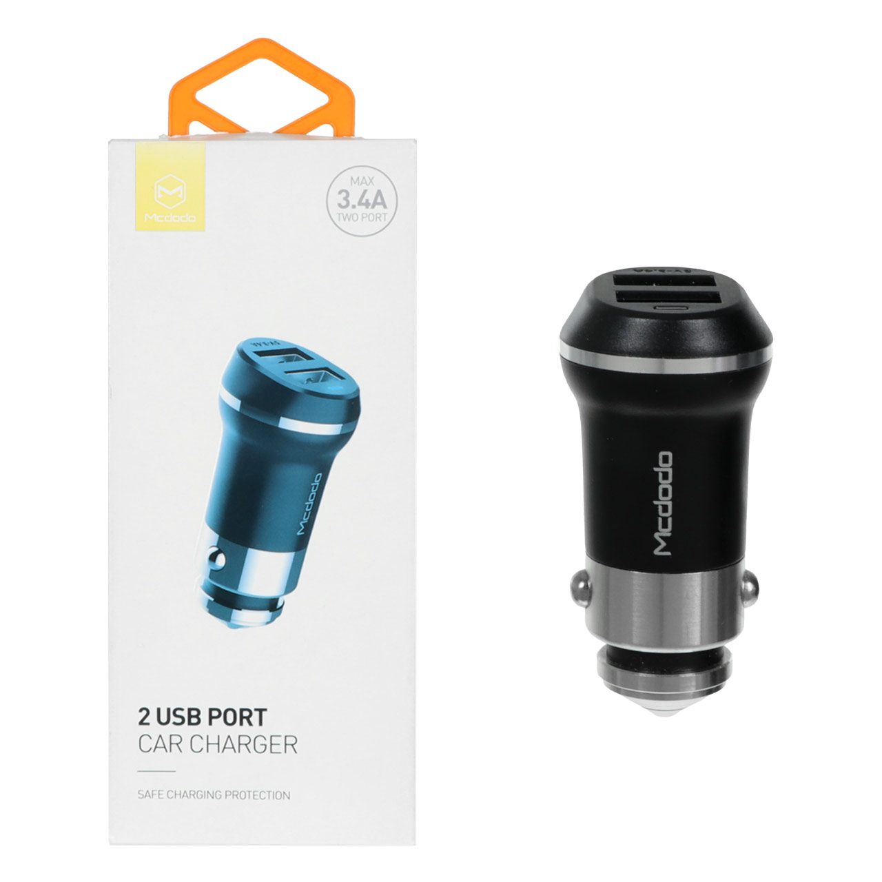 شارژر فندکی 12 وات دو پورت Mcdodo مدل CC-5351 - مشکی