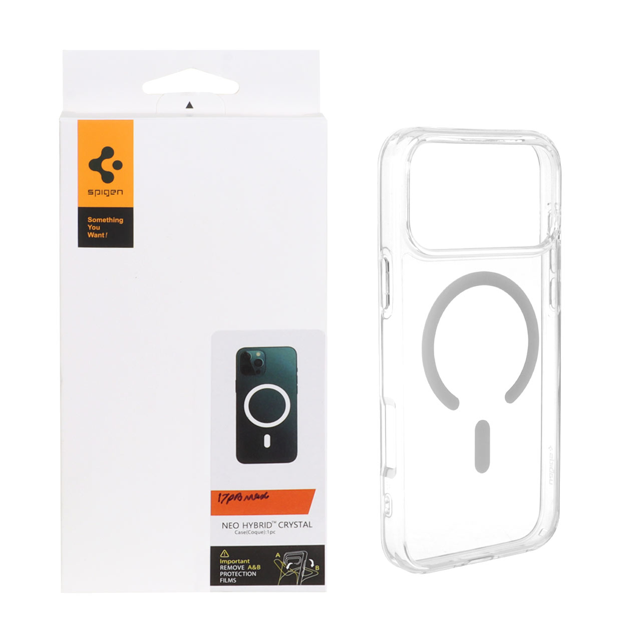 قاب شفاف مگ سیف Spigen Neo Hybrid مناسب برای آیفون ۱۷ پرو مکس
