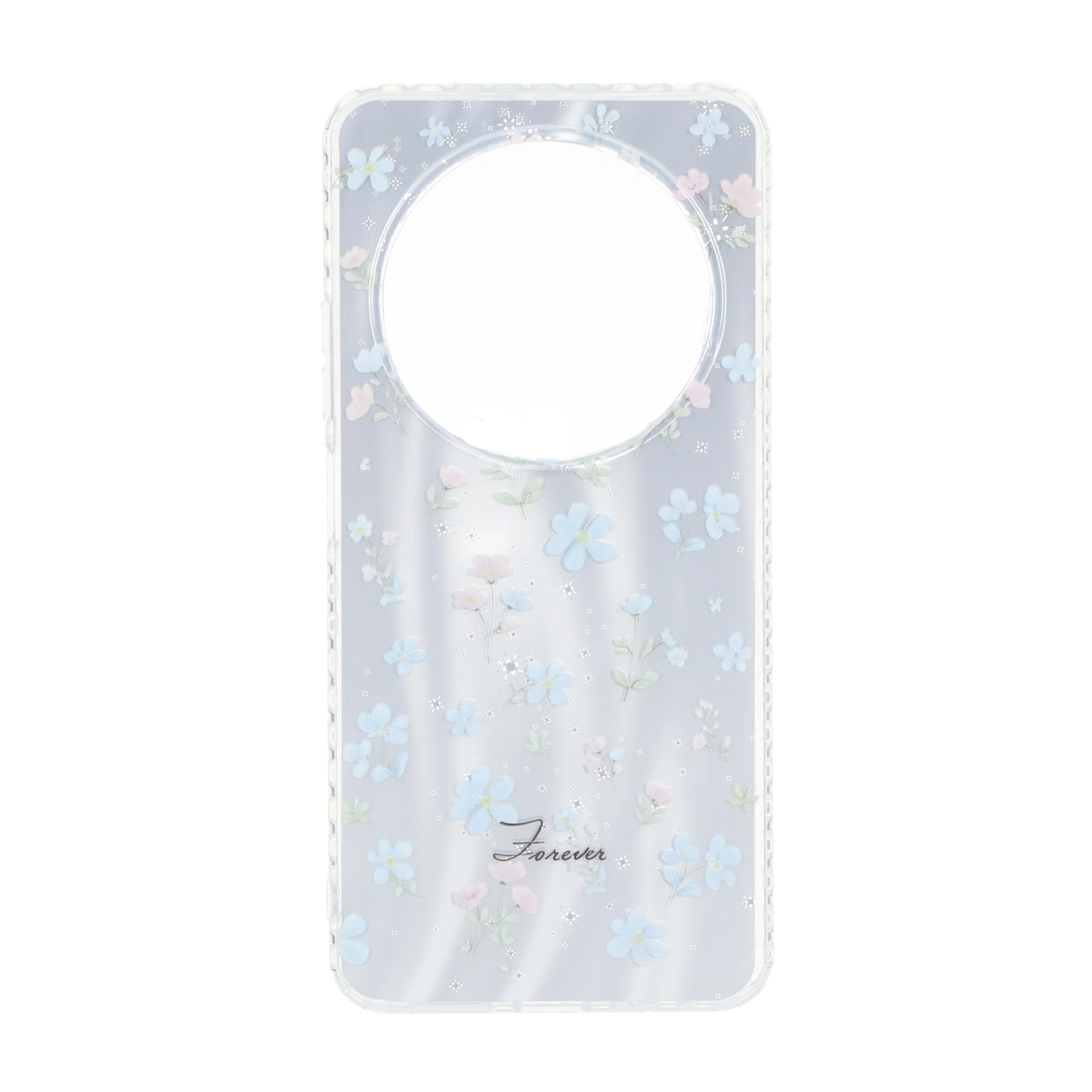 قاب مات ستاره ای دور ژله ای شفاف Xiaomi Redmi 14C / Redmi A3 Pro / Redmi A4 / Poco C75 - طرح 496
