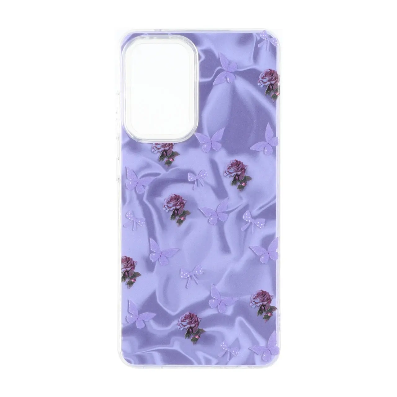 قاب Silver Cloud دور ژله ای طرح دار Samsung Galaxy A52 / A52s - کد 341